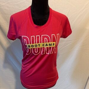 Burn Boot Camp hot pink Women's fitted T-Shirt